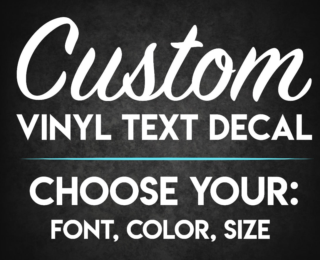 Custom vinyl stickers