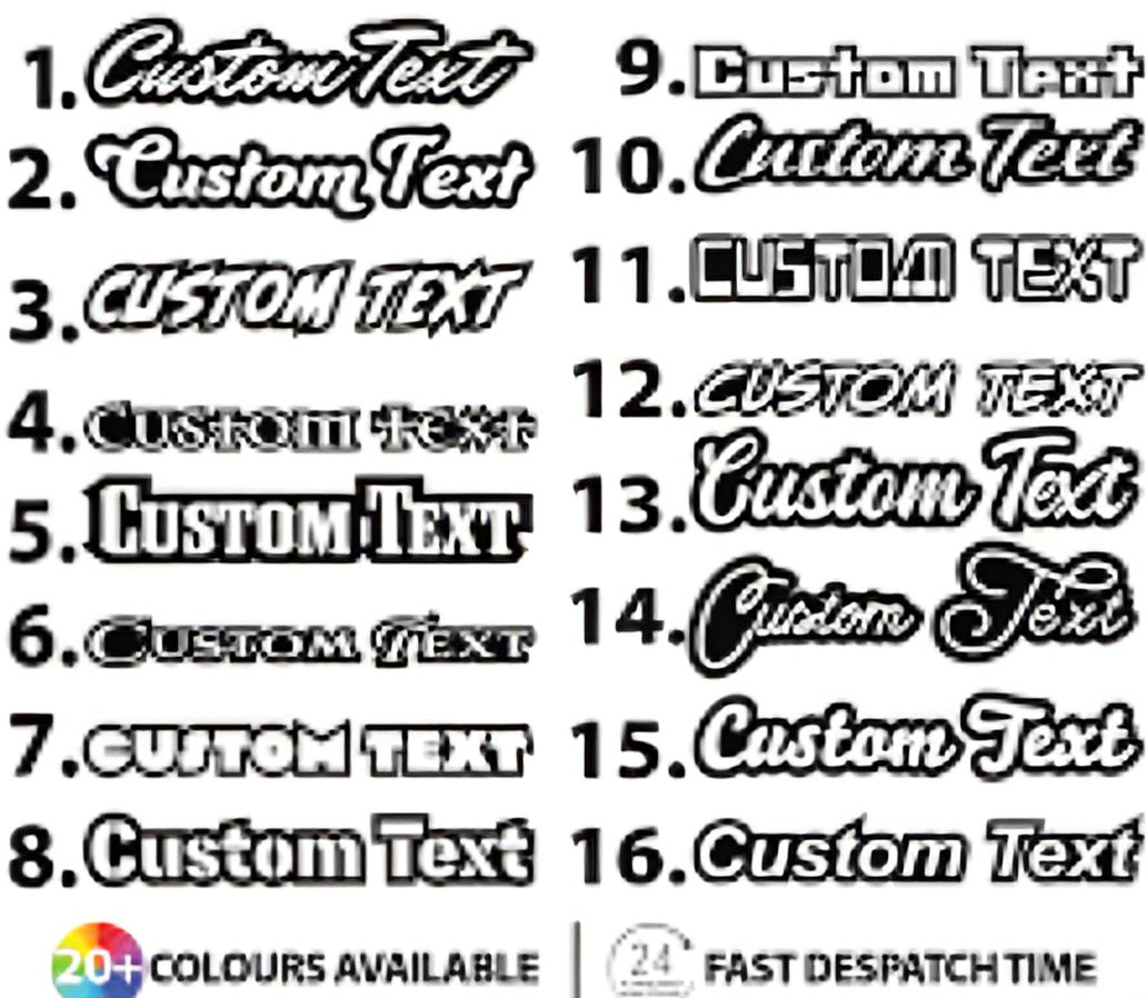 Custom vinyl stickers