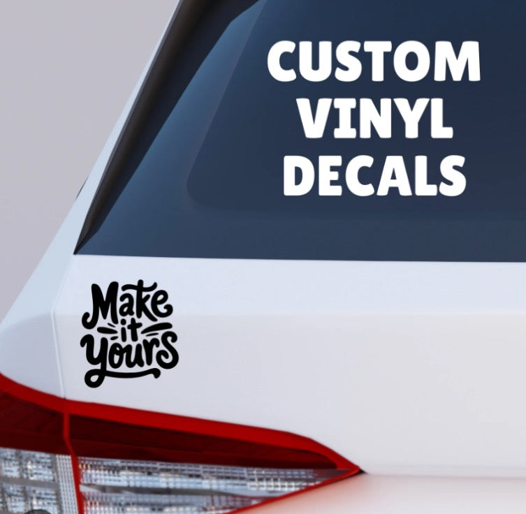 Custom vinyl stickers